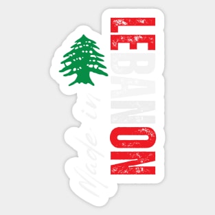 Lebanon flag, lebanese flag Sticker